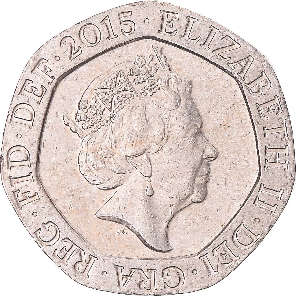 United Kingdom | 20 Pence Coin | Elizabeth II | Km:1336 | 2015 - 2022