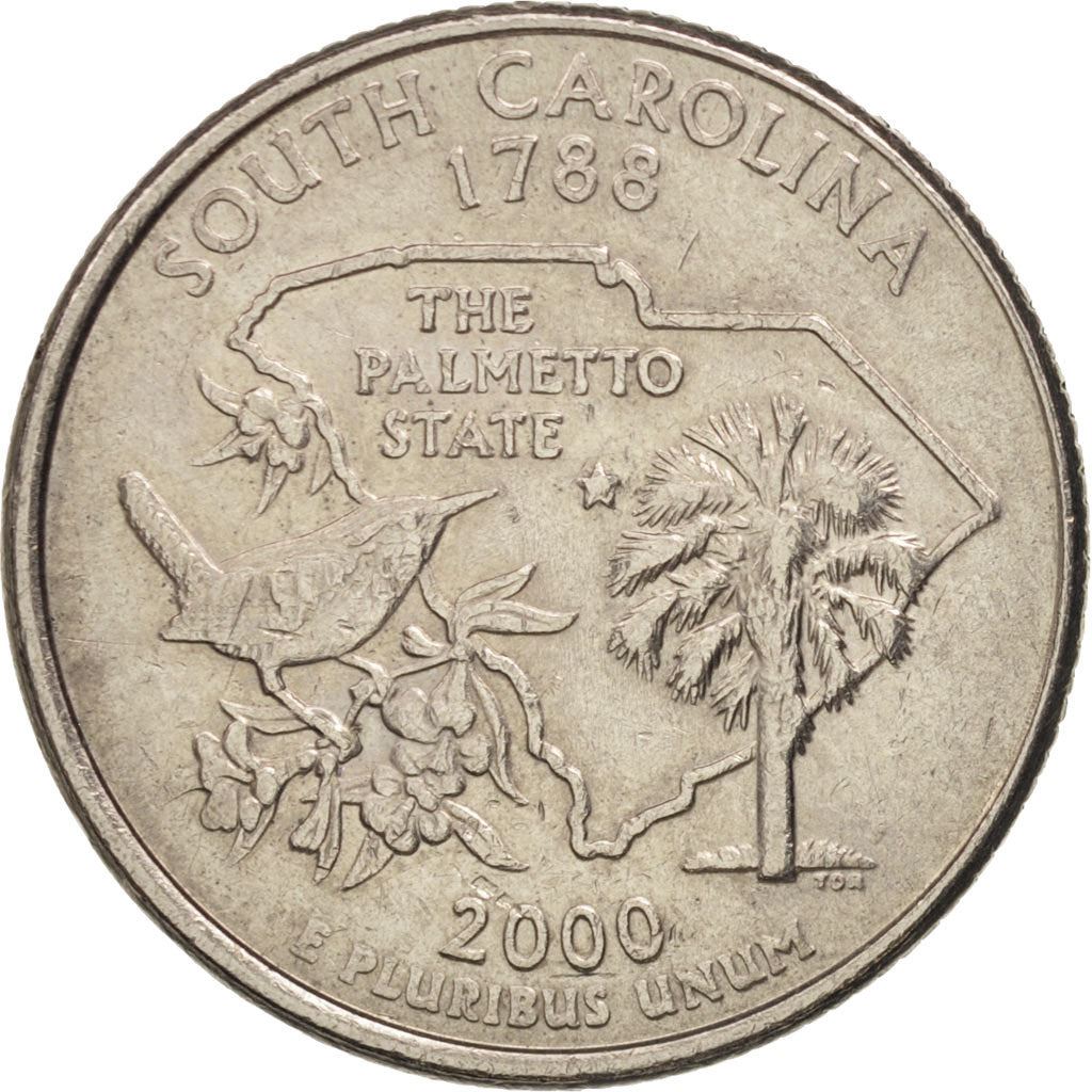 United States | 1/4 Dollar Coin | South Carolina | Km:307 | 2000