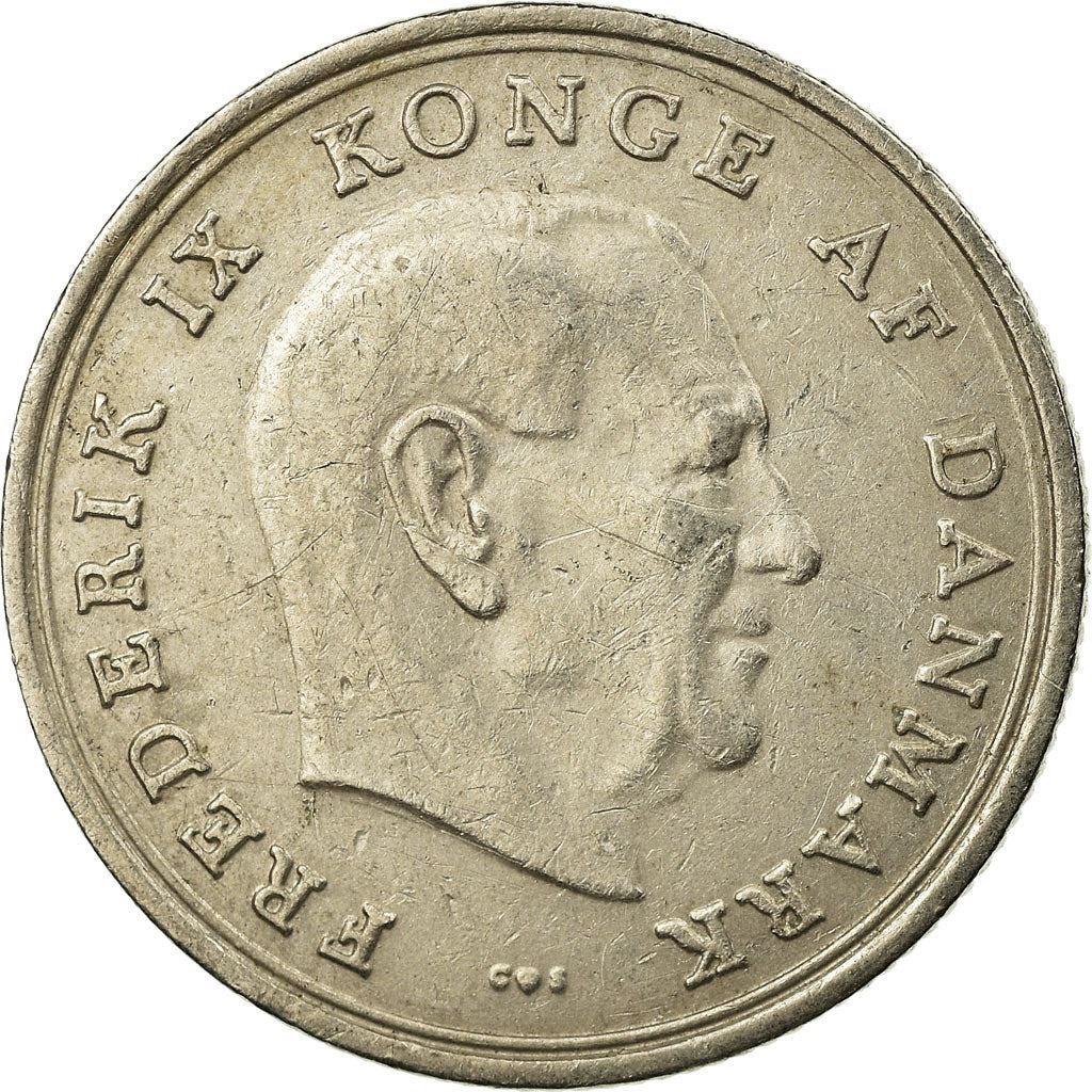 Denmark | 1 Krone Coin | Frederik IX | Km:851 | 1960 - 1972