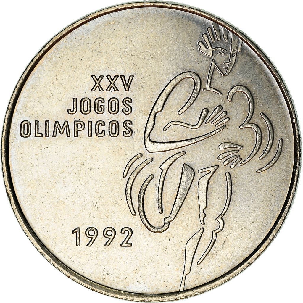 Portugal | 200 Escudos Coin | XXV Olympic Games | Runner | KM662 | 1992
