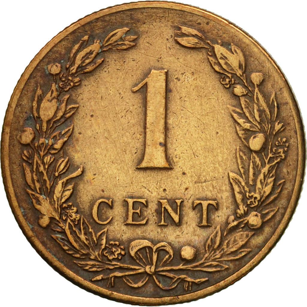 Pays-Bas | Pièce de 1 cent | Lion | Km : 130 | 1901