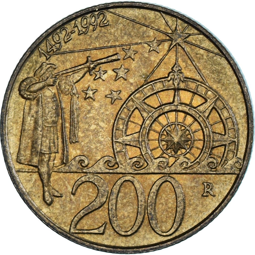San Marino | 200 Lire Coin | Discovery of America | Km:285 | 1992