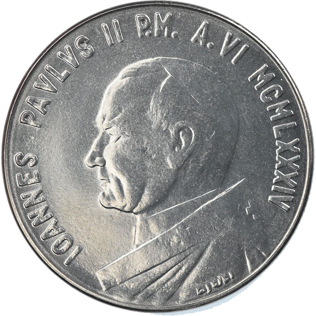 Vatican City | 100 Lire Coin | Lamb | Km:180 | 1984