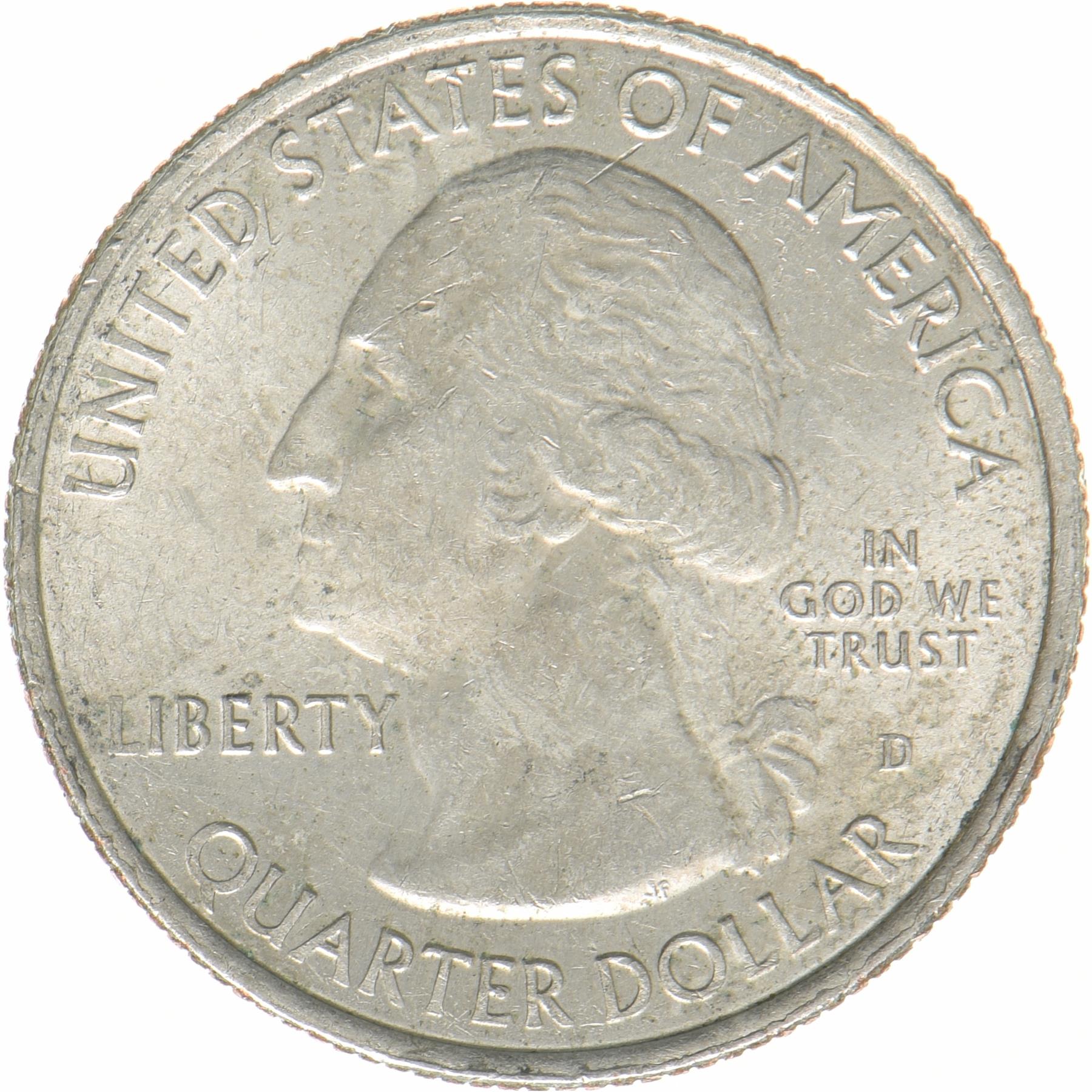 United States | ¼ Dollar Coin | Copper-nickel clad copper | Frank Church River of No Return Wilderness, Idaho | KM:697 | 2019