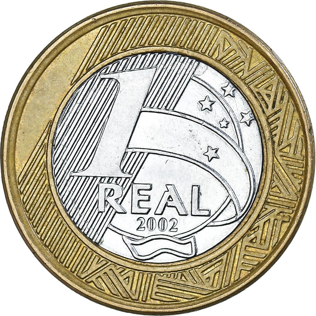 Brazil | 1 Real Coin | Juscelino Kubitschek | Km:656 | 2002