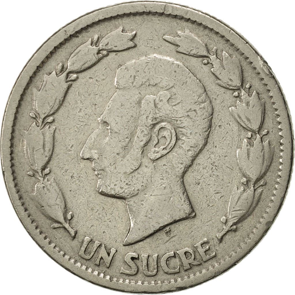Ecuador | 1 Sucre Coin | Nickel | Military leader | KM:78.1 | 1937-1946
