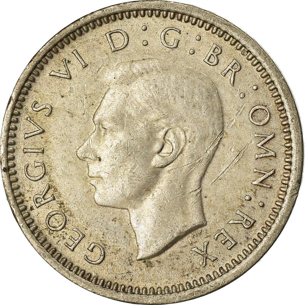 United Kingdom | 3 Pence Coin | George VI | KM:848 | 1937 - 1945