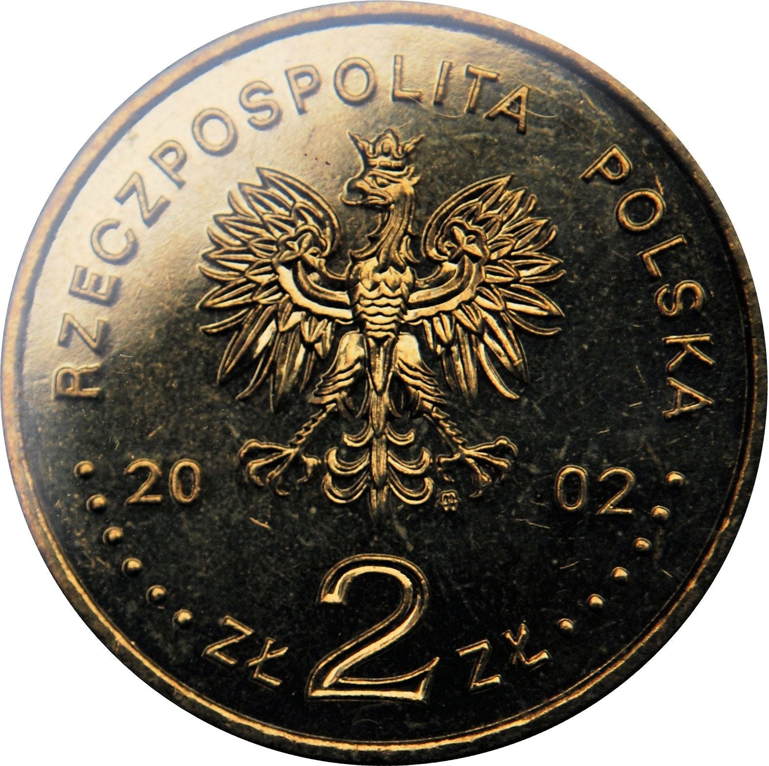 Poland | 2 Z?ote | King August II Mocny | Eagle | KM439 | 2002