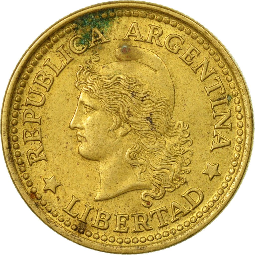 Argentina 50 Centavos Coin | Oudine | Phrygian cap | KM68 | 1970 - 1976