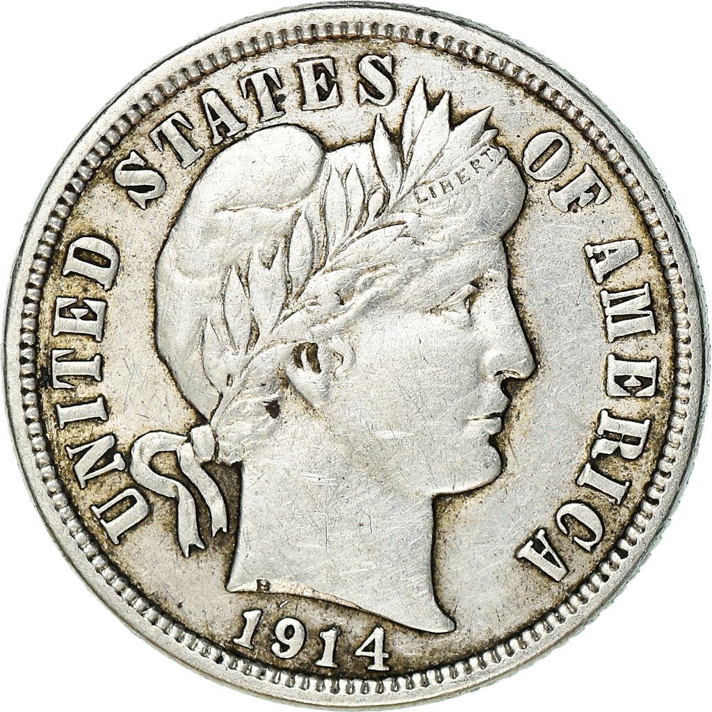 United States | 1 Dime Coin | Barber Dime | KM:113 | 1892 - 1916