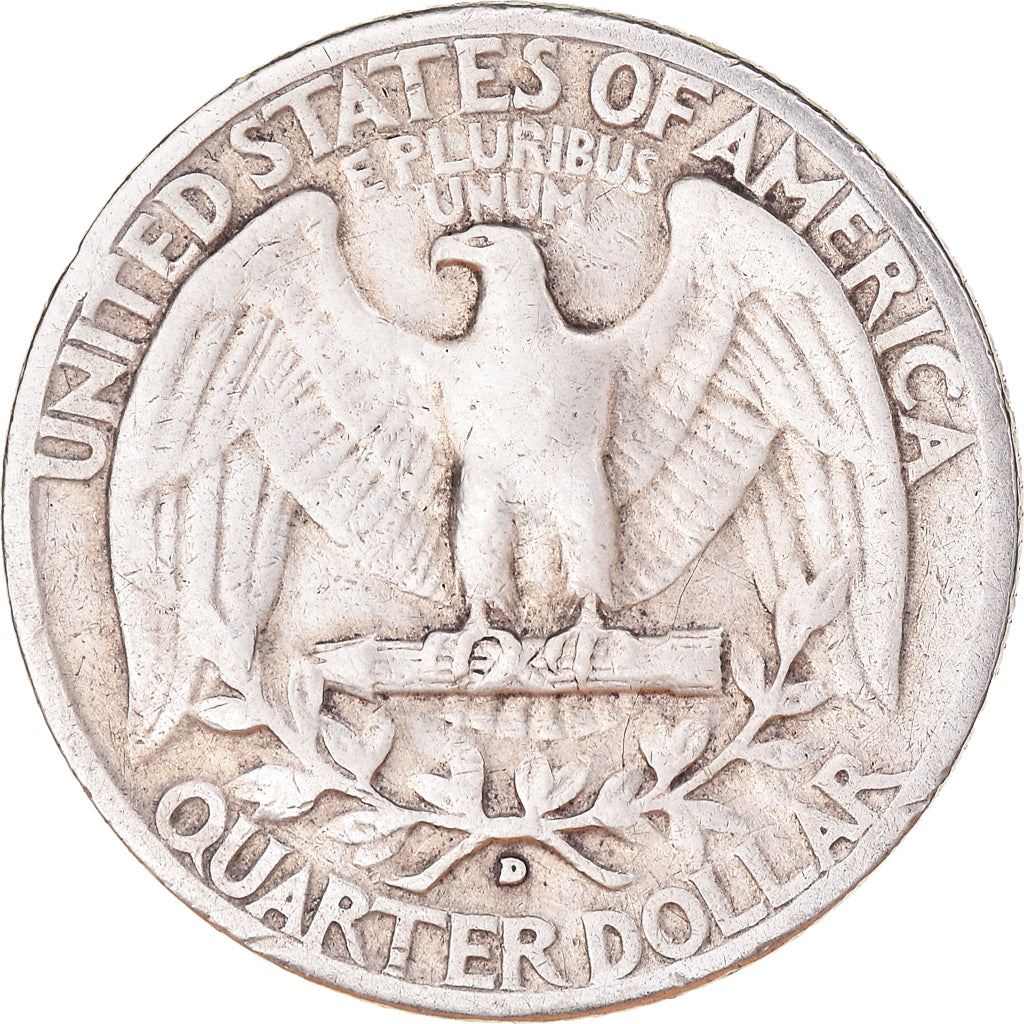 アメリカ合衆国 | 1/4ドル硬貨 | ジョージ・ワシントン | KM:164 | 1932年 - 1964年