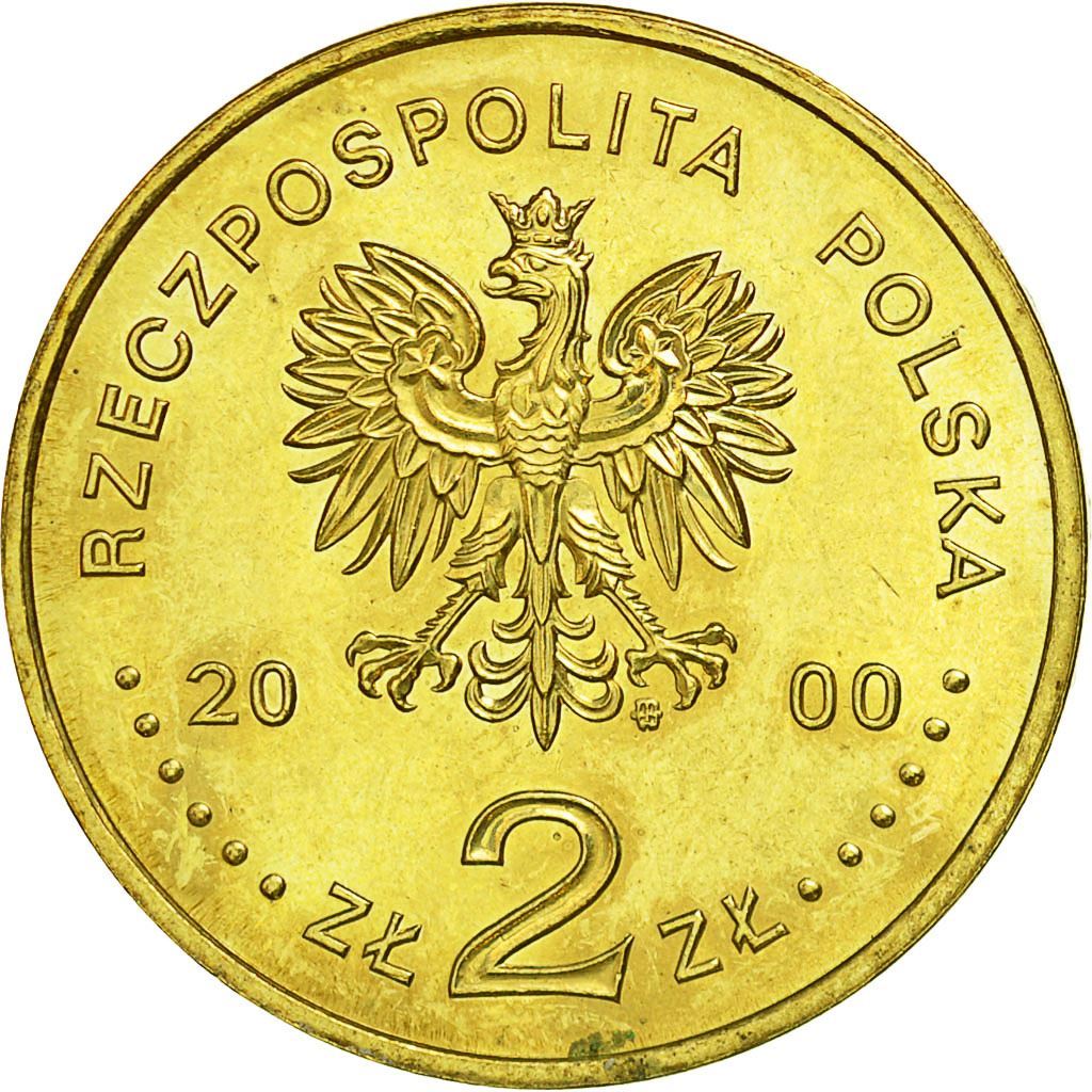 Poland | 2 Zlotys Coin | John II Casimir | Y:398 | 2000