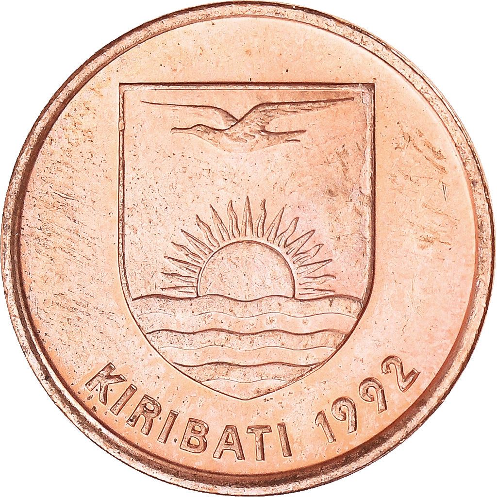 Kiribati | 1 Cent Coin | Frigate birds | Km:1A | 1992