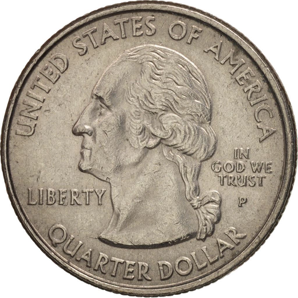 United States | 1/4 Dollar Coin | Kentucky | Km:322 | 2001