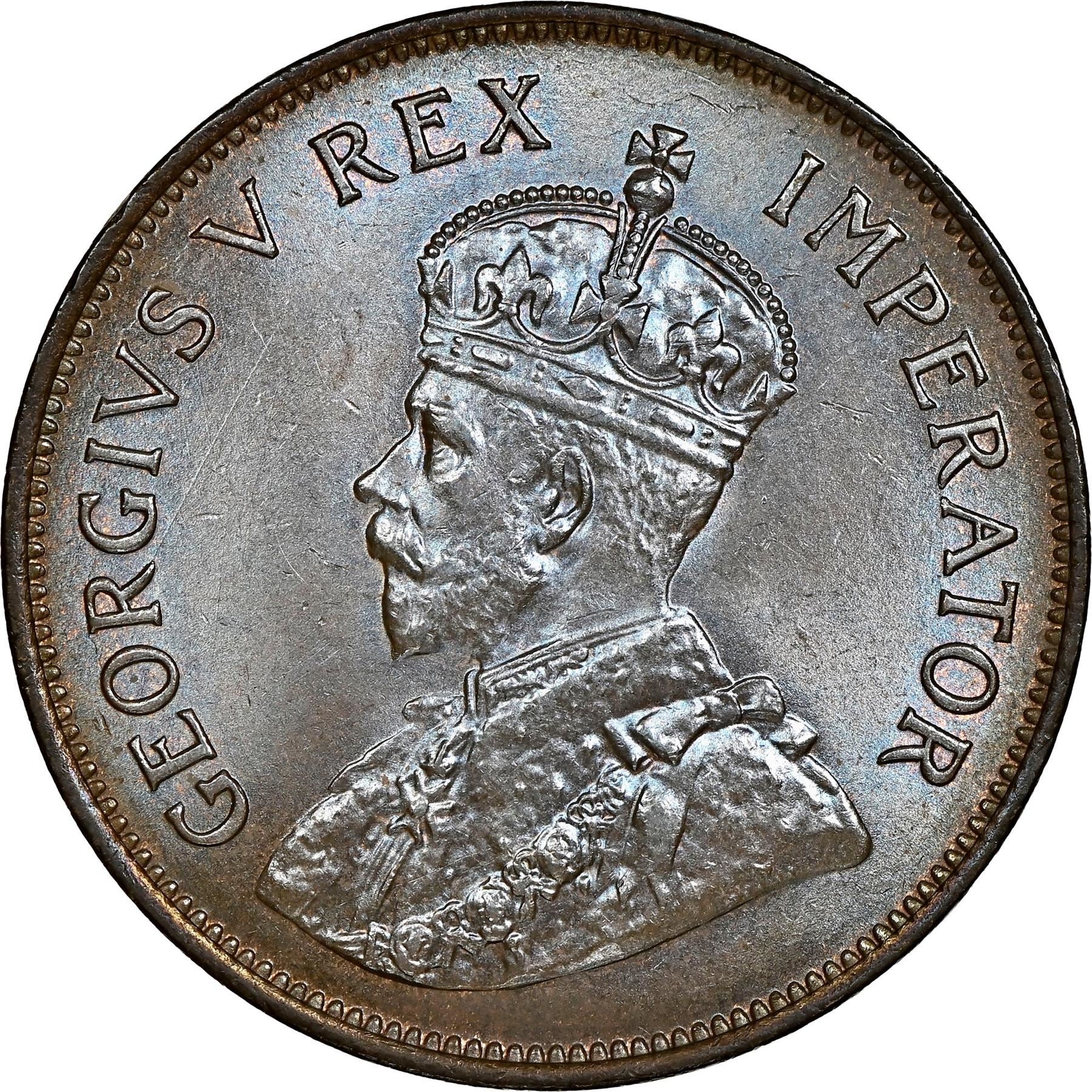 Cyprus 1 Piastre Coin | King George V | KM18 | 1922 - 1931