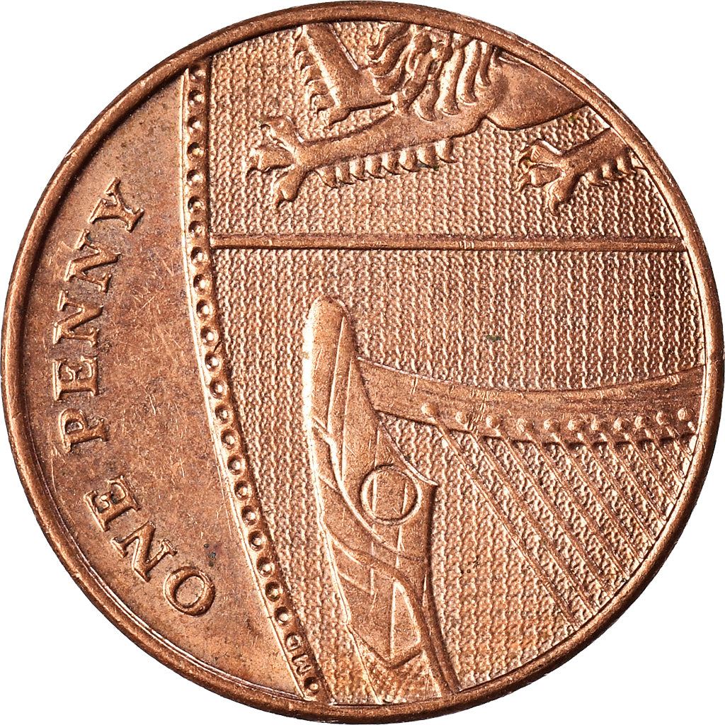 United Kingdom | 1 Penny Coin | Elizabeth II | Km:1107 | 2008 - 2015