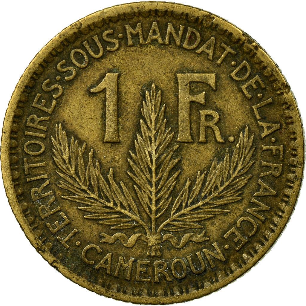 French Cameroon | 1 Franc Coin | Marianne | Phrygian Cap | Km:2 | 1924 - 1926