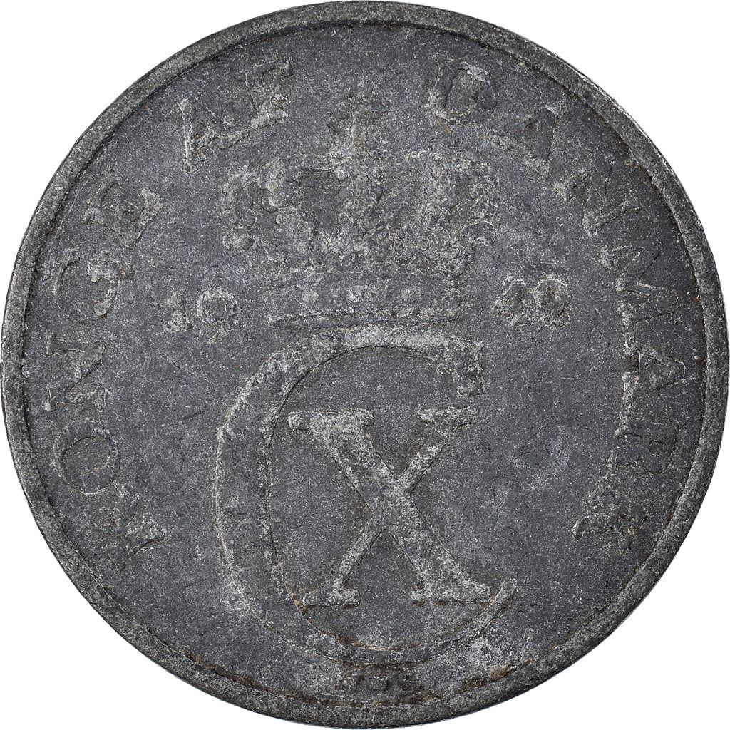 Denmark | 5 Ore Coin | Monogram | Km:834A | 1942 - 1945