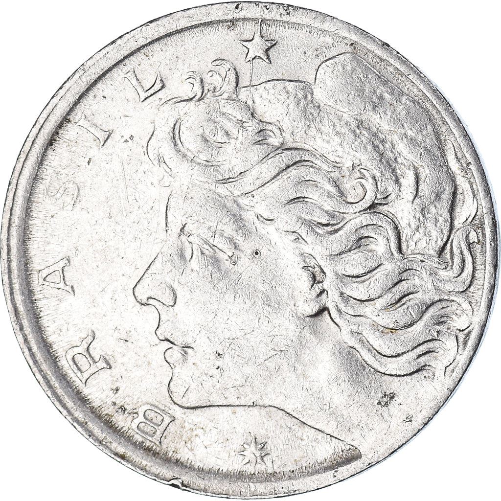Brazil | 2 Centavos Coin | Effigy | Km:576.1 | 1969 - 1975