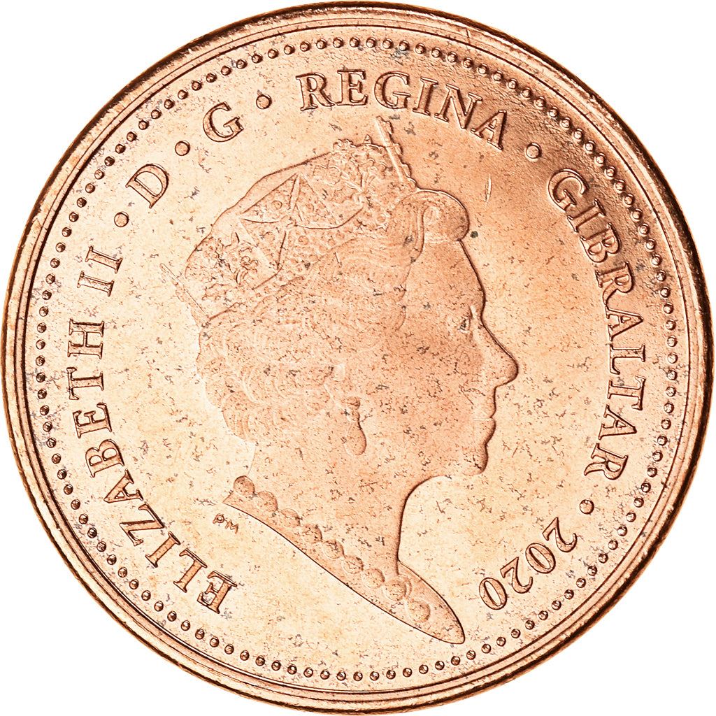 Gibraltar | 2 Pence Coin | Boats Marina | KM:1682 | 2020