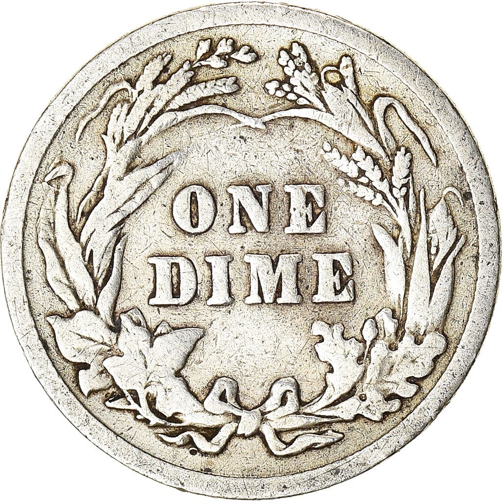 United States | 1 Dime Coin | Barber Dime | KM:113 | 1892 - 1916