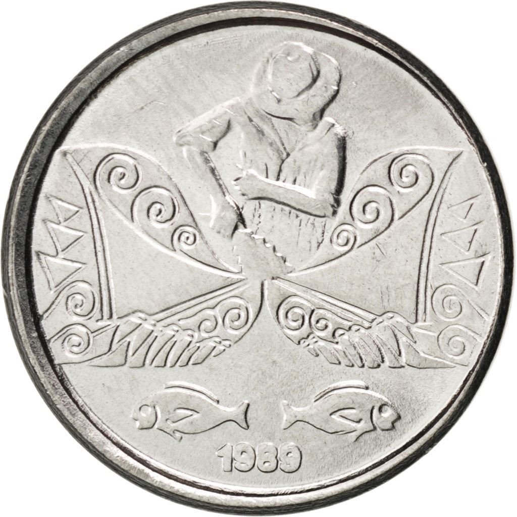 Brazilijos 5 centų žvejo moneta KM612 1989 - 1990