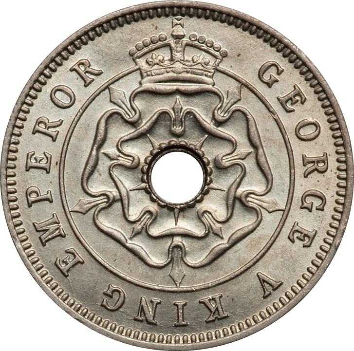 Southern Rhodesia | 1/2 Penny Coin | Crowned Flower | KM:6 | 1934 - 1936