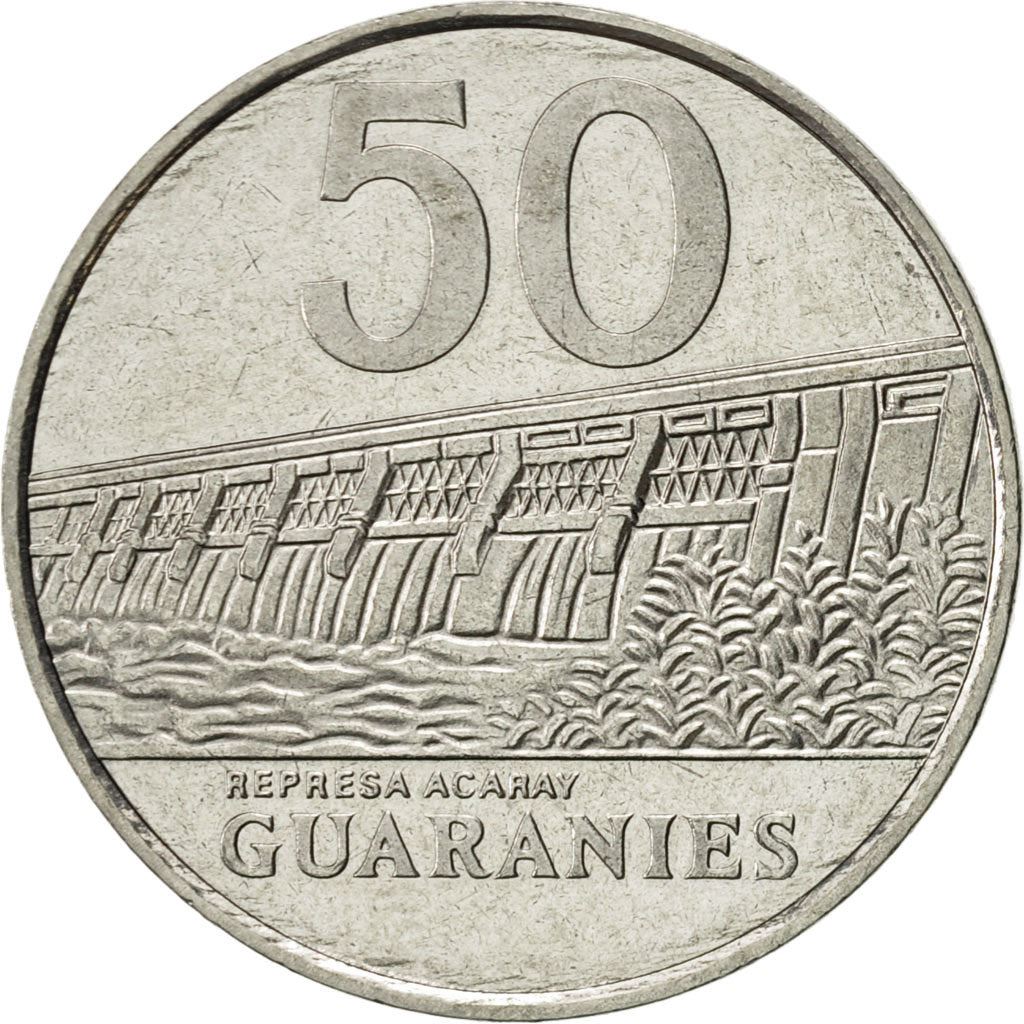 Paraguay | 50 Guaranies Coin | José Félix Estigarribia | Km:169 | 1980 - 1988