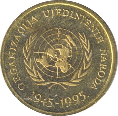 Croatia | 10 Lipa Coin | United Nations | KM:38 | 1995