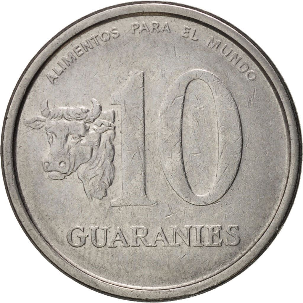 Paraguay | 10 Guaranies Coin | FAO | Km:167 | 1978 - 1988