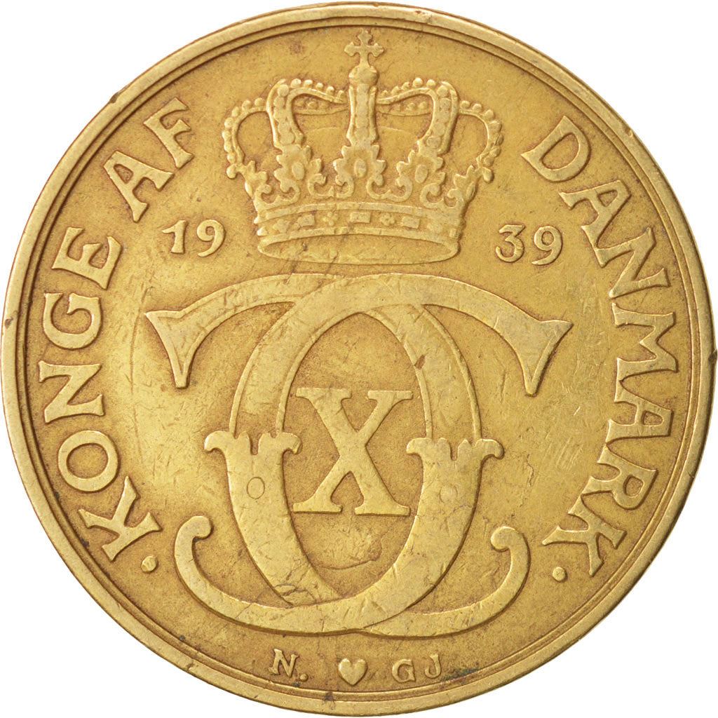 Denmark | 2 Kroner Coin | Monogram | Km:825 | 1924 - 1941