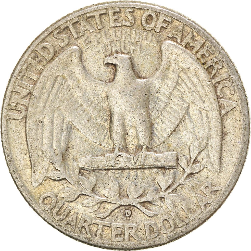 アメリカ合衆国 | 1/4ドル硬貨 | ジョージ・ワシントン | KM:164 | 1932年 - 1964年