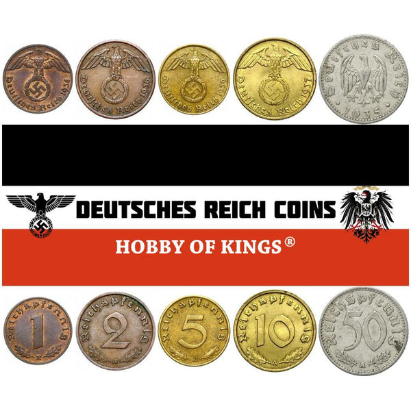 ドイツの硬貨 | 東ドイツと西ドイツ