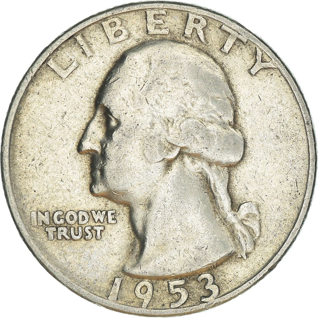 アメリカ合衆国 | 1/4ドル硬貨 | ジョージ・ワシントン | KM:164 | 1932年 - 1964年