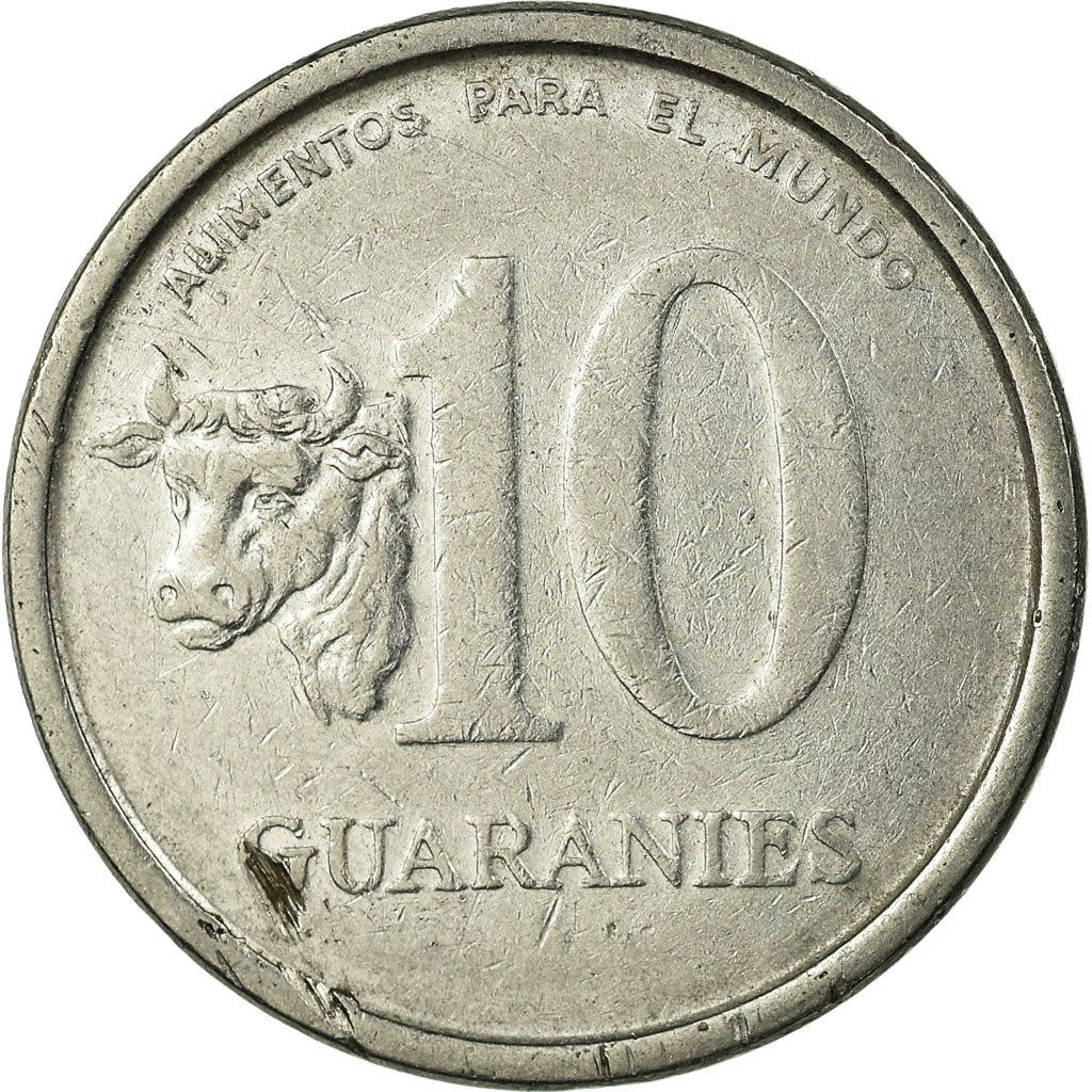 Paraguay | 10 Guaranies Coin | FAO | Km:167 | 1978 - 1988
