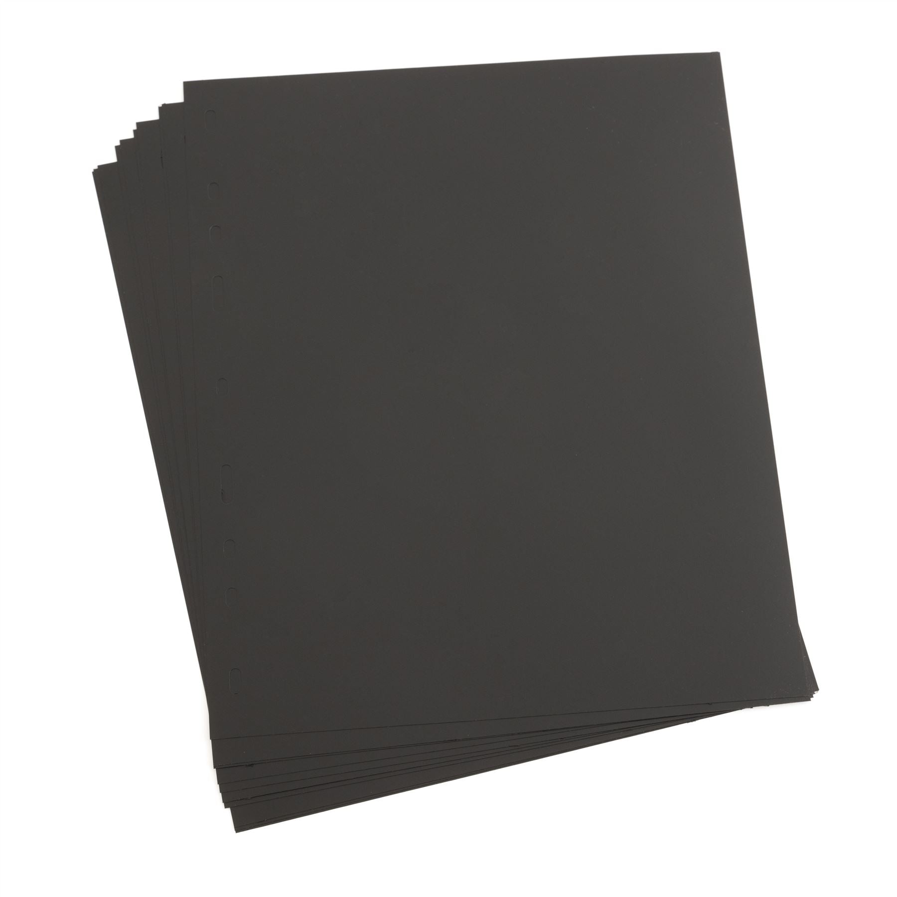 OPTIMA Black Interleaves | Separator Pages for Optima Ringbinders | Pack of 10