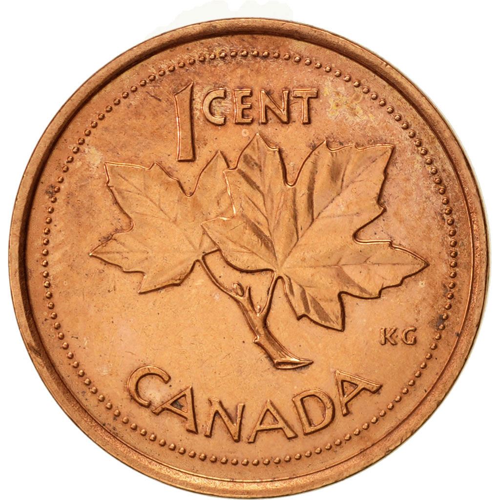 Canada | 1 Cent Coin | Copper plated zinc | Golden Jubilee | KM:445 | 2002