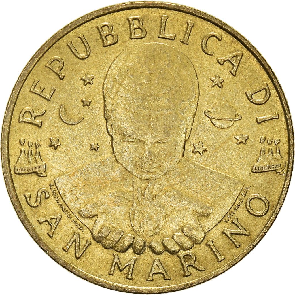 San Marino | 200 Lire Coin | Immanuel Kant | Km:356 | 1996