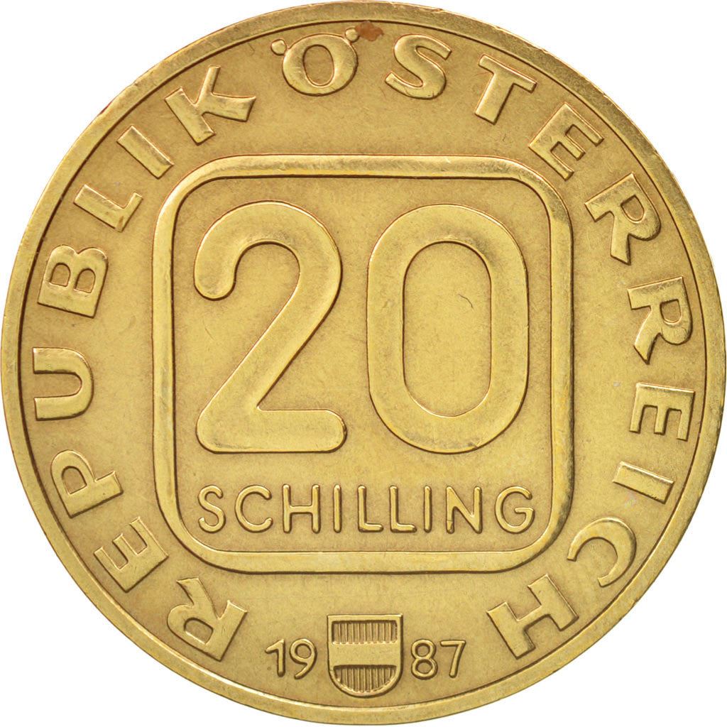 Austria | 20 Schilling Coin | Arcbishop Johann | Km:2980 | 1987 - 1993
