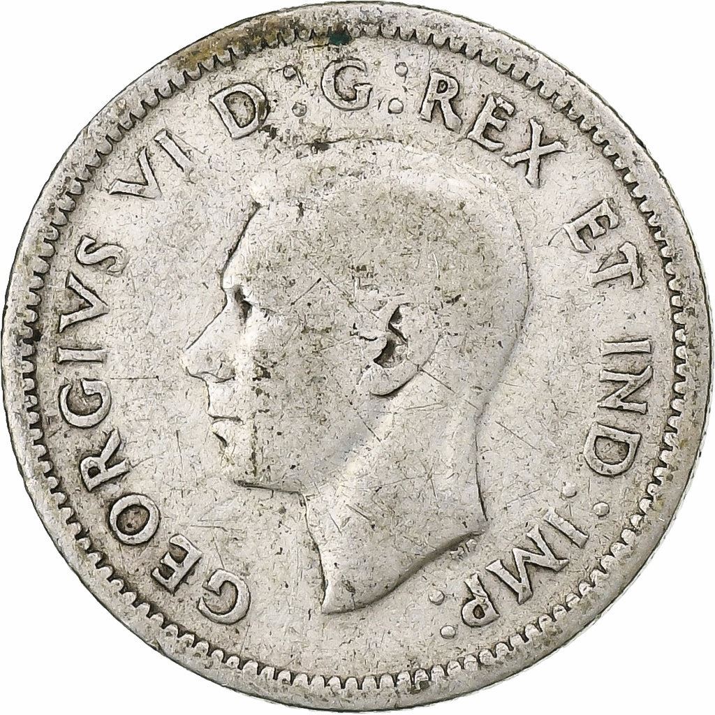 Canada | 10 Cents Coin | Silver | KM:34 | 1937-1947