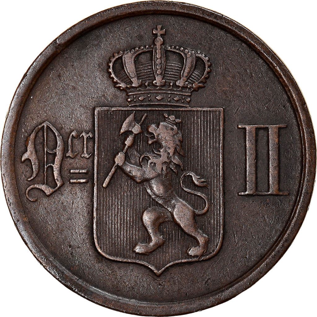 Norwegen | 2 Öre Münze | Oscar II | KM:353 | 1876 - 1902