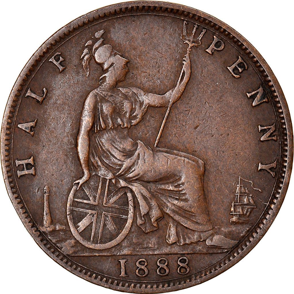 United Kingdom | 1/2 Penny Coin | Victoria | KM:754 | 1874 - 1894