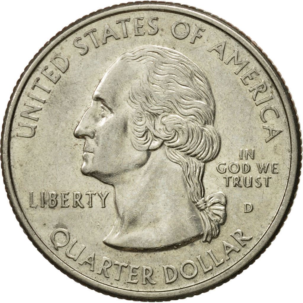 United States | 1/4 Dollar Coin | Connecticut | Km:297 | 1999
