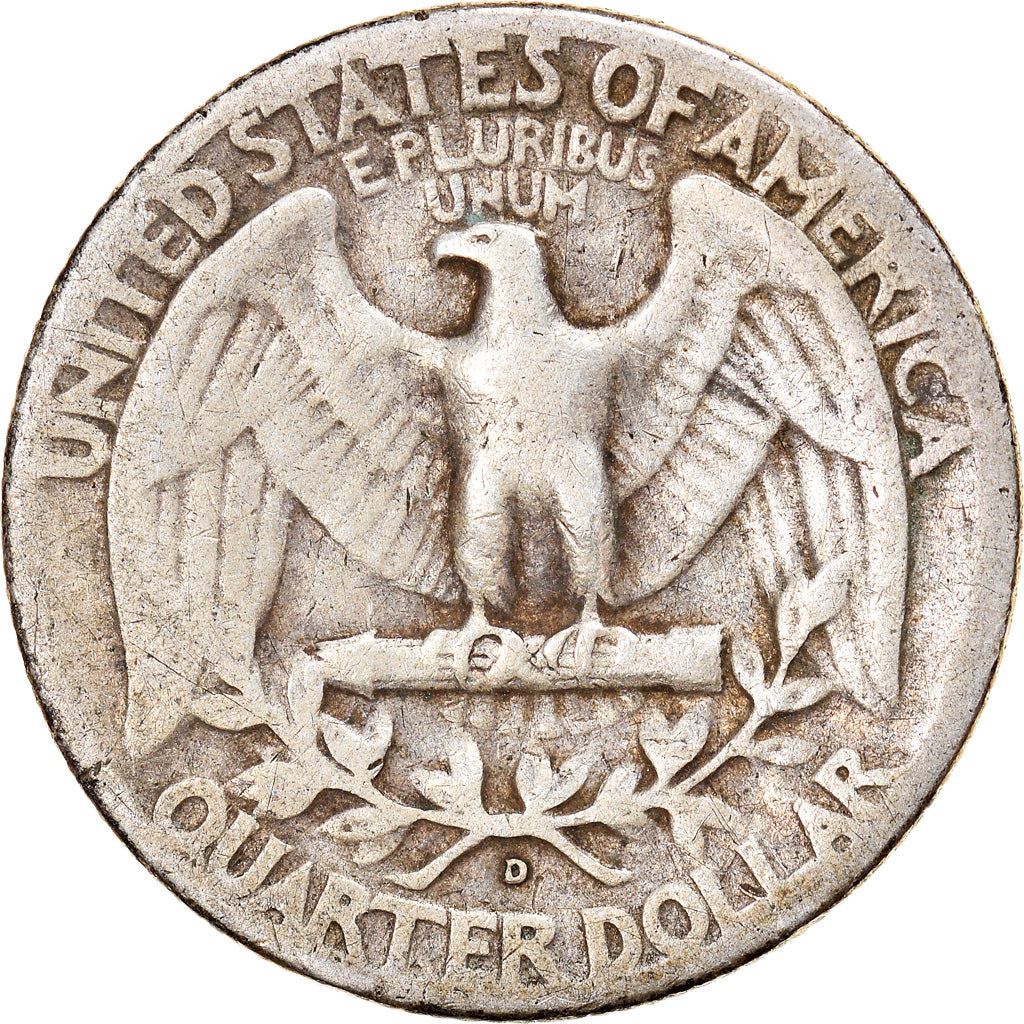 アメリカ合衆国 | 1/4ドル硬貨 | ジョージ・ワシントン | KM:164 | 1932年 - 1964年