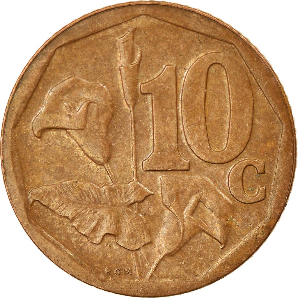 South Africa 10 Cents Afrikaans Legend - Suid-Afrika Coin KM487 2006