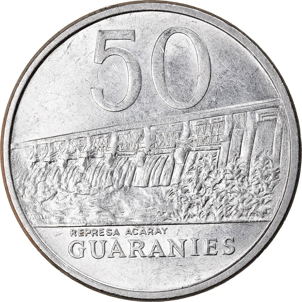 Paraguay | 50 Guaranies Coin | José Félix Estigarribia | Km:169 | 1980 - 1988
