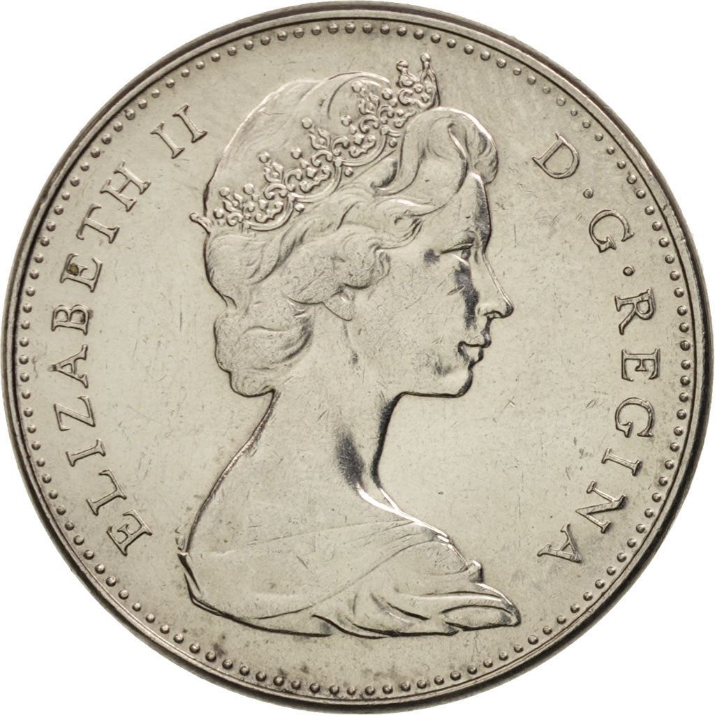 Canada | 5 Cents Coin | Nickel | Rabbit | KM:66 | 1967