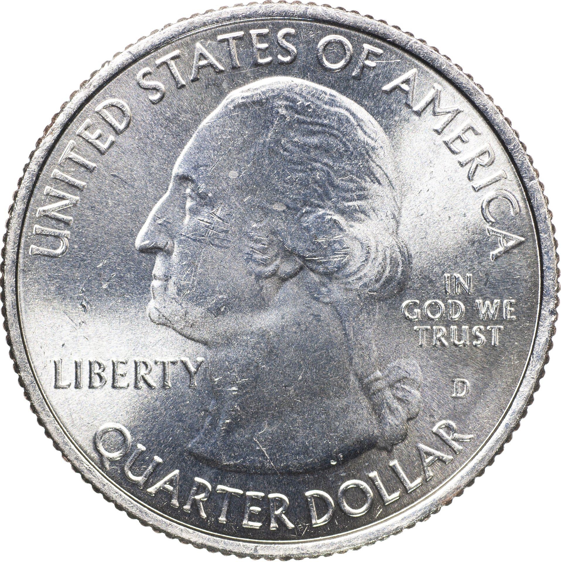 United States | 1/4 Dollar Coin | Homestead National Monument | Km:597 | 2015
