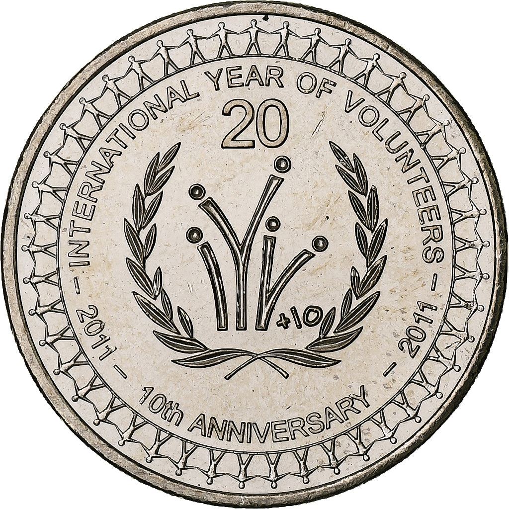 Australia | 20 Cents Coin | Year of Volunteers | KM:1634 | 2011
