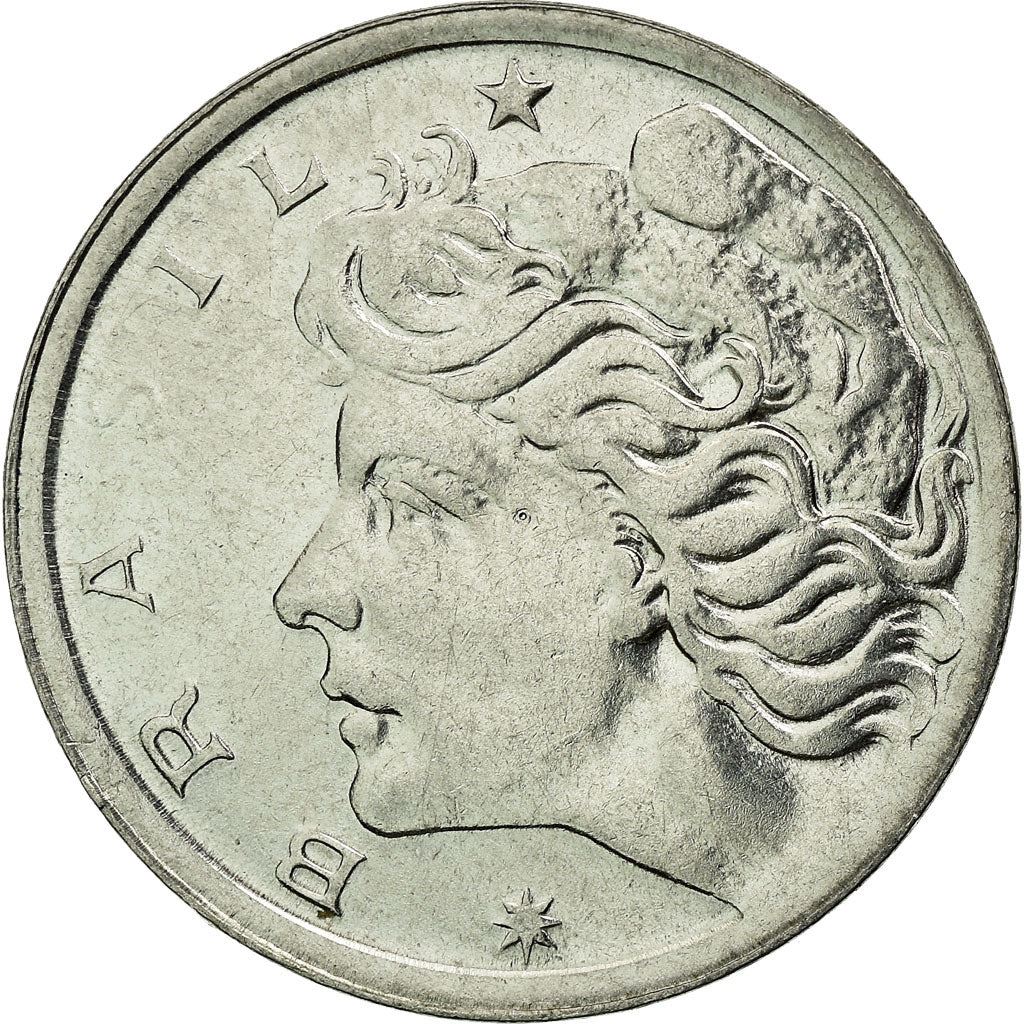 Brazil | 2 Centavos Coin | Effigy | Km:576.1 | 1969 - 1975